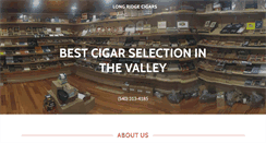 Desktop Screenshot of longridgecigars.com