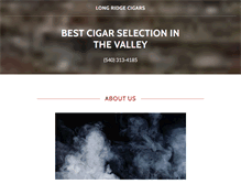 Tablet Screenshot of longridgecigars.com